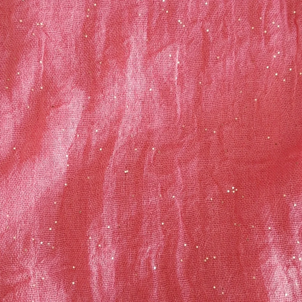 🌹Tahari Pink Sparkle Oblong Scarf